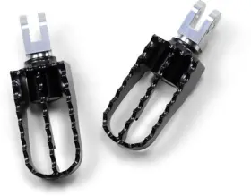 B13-1006b Burly Brand Mx Style Passenger Pegs Adjustable Footpegs Black