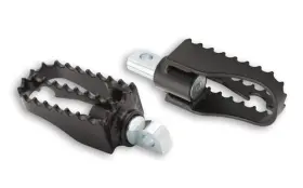 B13-1008b Burly Brand Mx Style M8 Passenger Pegs Adjustable Footpegs Black