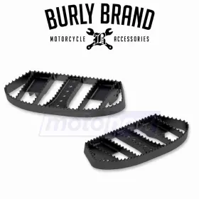 R363 Burly Brand Mn/r363 Mx Style Driver Floorboards For 2010-2016 Harley Davidson Flstfb Sy