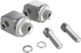 1620-1859 Ciro 60015 Chrome Footrest Adapter Pair