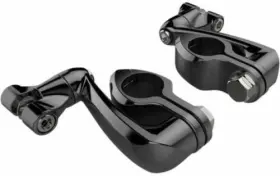 60024 Ciro Black Adjustable Highway Peg Mount With 4 Inch Extension And Clevis -