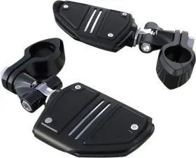 60523 Ciro Engine Guard Highway Peg Mounting Kits With Twin Rail Footrests Black