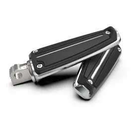 61002 Ciro - Rail Footpegs With Male Mount Chrome