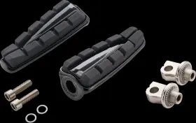 61625 Ciro Footpegs Chicane With H-d Adapters Black