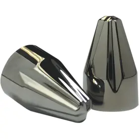 Fluted1 Ciro 70017 Caps Fluted1/4 Inch Black Chrome