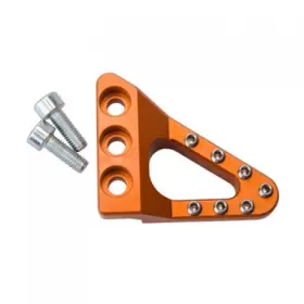1017-0003 Clean Speed Dropped Brake Pedal Pad Orange