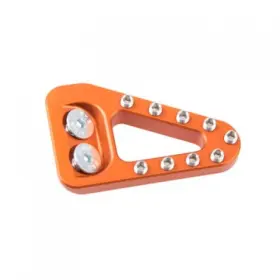 1017-0019 Clean Speed Extended Brake Pedal Pad Orange