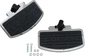 68x2ocwflh Cobra Chromed Rear Floorboard Kit For Honda Vtx1800r 04-07