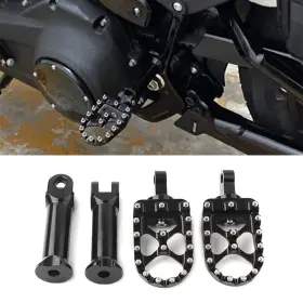 Comebuybestusa 310002214252 For Harley Softail Street Bob 18-20 Rear Passenger Foot Pegs With Bracket Assembly