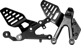 57-5326 Continental Vortex Adjustable Rearset Brackets - Black Part Number