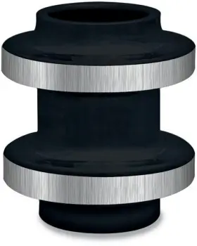 C1240-b Covingtons Heel Shift Eliminator - Finned Black
