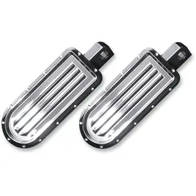 1620-1090 Covingtons C1243-c Rear Footpegs - Dimpled Chrome