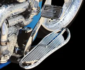 C1334-c Covingtons 2014-2020 For Harley Cvo Flhtkse Floorboard Dimpled Chrome