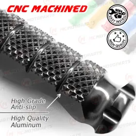 Cl3fafpfg15d40mmbkmccpbkcc005 Createmotor For Ducati Monster 1000 /ie All Year Mccp 40mm Lowering Black Rider Foot Pegs