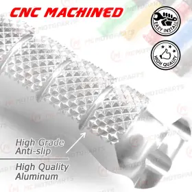 Cl3fafpfg15d40mmbkmccpsicc005 Createmotor For Ducati Monster 1000 /ie All Year Mccp 40mm Lowering Silver Rider Foot Pegs