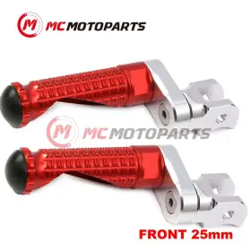 Cl3fafpfg3825mmsimprordcc002 Createmotor For Honda Cbr650f 14-18 17 16 15 Mpro 25mm Lowering Red Rider Foot Pegs