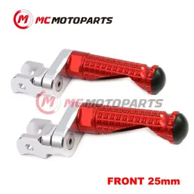 Cl3fafpfg7625mmsimprordcc002 Createmotor For Triumph Daytona 955i 97-06 05 04 03 Mpro 25mm Lowering Red Rider Foot Pegs