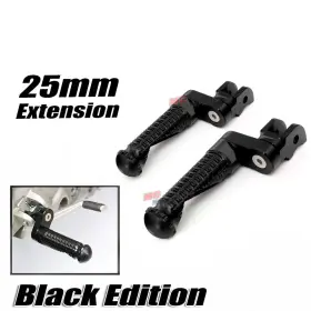 Clcrafg12m25mprobkcc7w046 Createmotor Mpro 1 Inch Adjustable Black Front Foot Pegs For Buell Xb9s Lightning 03