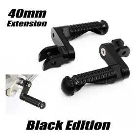 Clcrafg25m40mprobkcc7w115 Createmotor Mpro 1.5 Inch Adjustable Black Front Foot Pegs For Monster 821 14-16 17 18 19 20