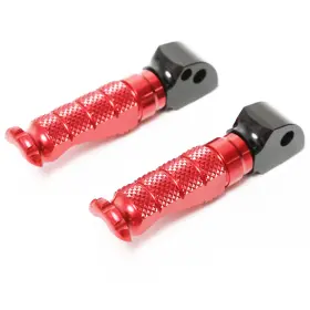Clcrarr97bkmccprdcc23315 Createmotor R-fight Red Rear Foot Pegs For Yamaha Yzf R1m R1s 15 16 17 18 19