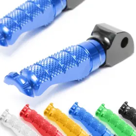 Clcrarr98bkmccpbucc23327 Createmotor R-fight Blue Rear Foot Pegs For Ducati Hypermotard 821/821sp 14 15 16 17 18
