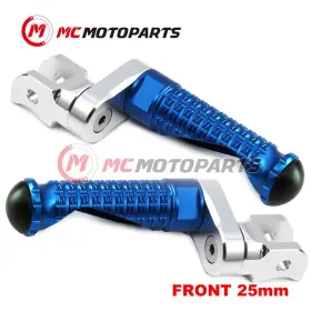 Clcrfpfg3125mmsimprobucc005 Createmotor Blue Mpro Front Foot Pegs 25mm Lower For Honda Cbr600f 87-92 91 90 89 88