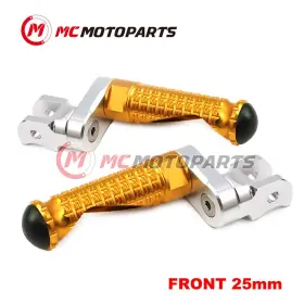 Clcrfpfg5825mmsimprogdcc004 Createmotor Gold Mpro Front Foot Pegs 25mm Lower For Mv Agusta Rivale 800 14-16 15