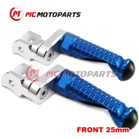 Clfafpfg2825mmsimprobusn007 Createmotor Blue Mpro 25mm Extension Front Footpegs For Harley Softail Sport Glide 18-19 Clfafpfg2825mmsimprobusn007 Createmotor Blue Mpro 25mm Extension Front Footpegs For Harley Softail Sport Glide 18-19