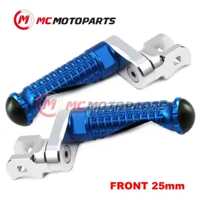 Clfafpfg3125mmsimprobusn007 Createmotor Blue Mpro 25mm Extension Front Footpegs For Honda Cb1000 Big One 93-96 95 94