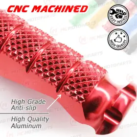 Clfafpfg3540mmbkmccprdsn004 Createmotor Red Mccp 40mm Extension Front Footpegs For Honda Xl1000 Varadero / Abs 99-15 14