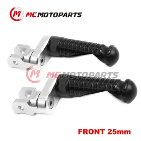 Clfafpfg3625mmsimprobksn002 Createmotor Black Mpro 25mm Extension Front Footpegs For Honda Cbf600 N/s 04-06 05