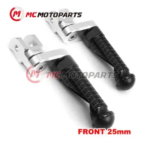 Clfafpfg3725mmsimprobksn004 Createmotor Black Mpro 25mm Extension Front Footpegs For Honda Cb300f 15-18 17 16