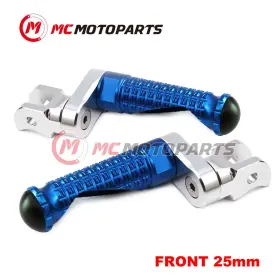 Vvrfpfg3625mmsimprobucl47001 Createmotor For Honda Cbf 1000 / F 06-15 14 13 12 11 Mpro 25mm Extended Blue Front Foot Pegs