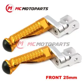 Vvrfpfg6125mmsimprogdcl47003 Createmotor For Suzuki Gsf 650 Bandit 07-17 16 15 14 Mpro 25mm Extended Gold Front Foot Pegs