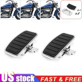 Mpfp-0018-bk Ctparts Front Rider Footboard Floorboards For Harley Honda Yamaha Suzuki Kawasaki Custom