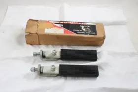 8762 Cushman Pair Buco Buddy Foot Pegs New Old Stock In Box
