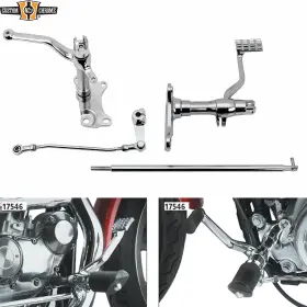 Repl.33891-98 Custom Chrome 17546 Forward Controls Kit Fit For Harley Sportster With 5-speed 1991-2003
