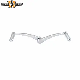 35002008 Custom Chrome Smooth Heel Toe Shifter Levers Pegs Fit For Harley Trike Touring Softail