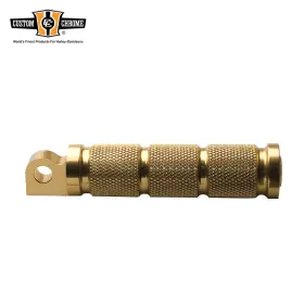 604982 Custom Chrome Billet Aluminum Bronze Stroker Footpegs Foot Pegs Fit For Harley-davidson
