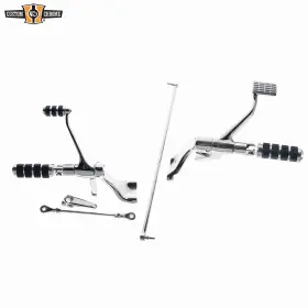 610470 Custom Chrome Forward Controls Pegs Kit Fit For Harley Sportster Xl 2004-2013