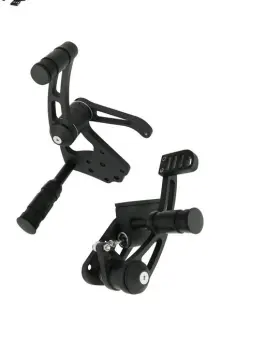 683596 Custom Chrome Harley Black Foward Controls Kit 84-99 Fxst Softail 5/8 Inch Mast. Cylnder New