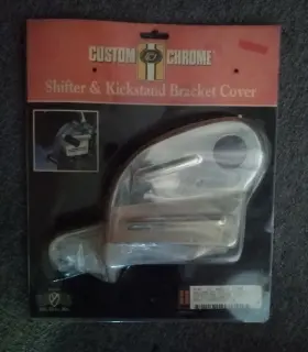 Custom Chrome - Rick Doss 46-065 Nos Harley Softail Evo 1989-99 Flst Models Shifter/kickstand Cover Cci