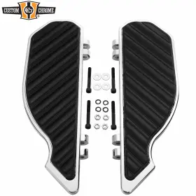 38013008 Custom Chrome / Tour Ease Rider Floorboards Footboard Fit For Harley Touring 1986-2023 Softail 1986-2017