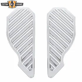 38018008 Custom Chrome / Tour Ease Passenger Floorboards Footboards Fit For Harley Touring Softail 86-17 Cnc