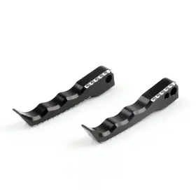 Fp-144-rear Darupsun Rear Passenger Footrest Foot Pegs Fits Suzuki Gsxr 1300 Hayabusa 2008 2015 Black