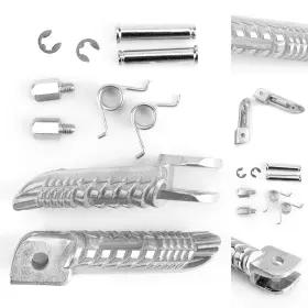 Fp-236-silver Darupsun Front Foot Peg Footrest For Suzuki Gsxr600 Gsxr750 06-14 Gsxr1000 2005-14 Silver