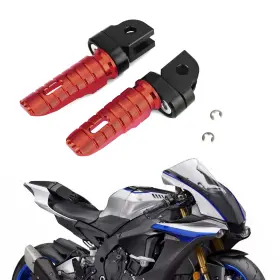 Fp-273-red Darupsun Front Footrests Foot Peg For Yamaha Fz-07 Fz-09 Fj-09 Fz-10 Xsr 700 900 Fz8 Red