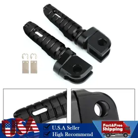 Fp-275-blk Darupsun Front Footrests Foot Peg For Kawasaki Z300/z400 Z800 Z650 Z900 Z1000 Ninja 650
