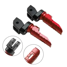 Fp-331-red Darupsun Front Footrests Foot Peg Fit For Ducati Hypermotard 821/sp 950/sp Monster 821