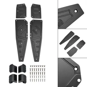 Fp-348-blk Darupsun Footboard Foot Rest Pad Peg Pedal Plate For Aprilia Sr Gt200 Gt125 2022-2023